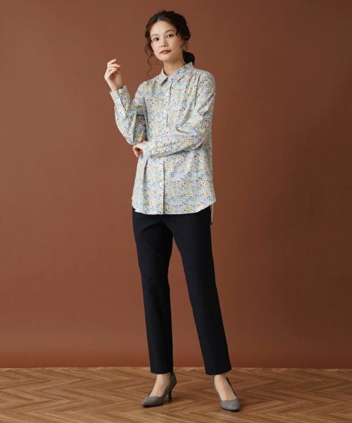 Leilian / レリアン シャツ・ブラウス | リバティプリントブラウス | 詳細11