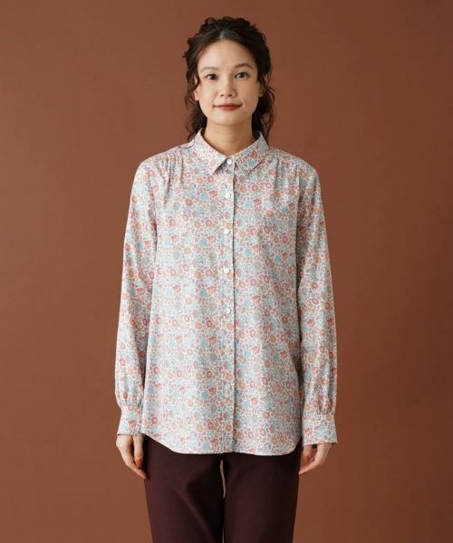 Leilian / レリアン シャツ・ブラウス | リバティプリントブラウス | 詳細4