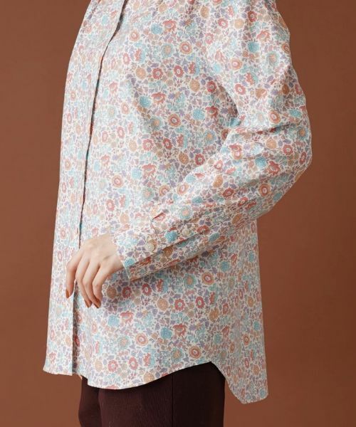 Leilian / レリアン シャツ・ブラウス | リバティプリントブラウス | 詳細9