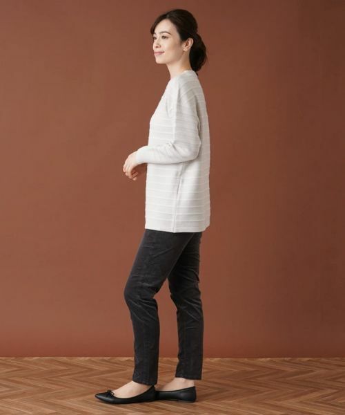 Leilian / レリアン ニット・セーター | ボーダークルーネックニット【ミッキーマウス】 | 詳細17