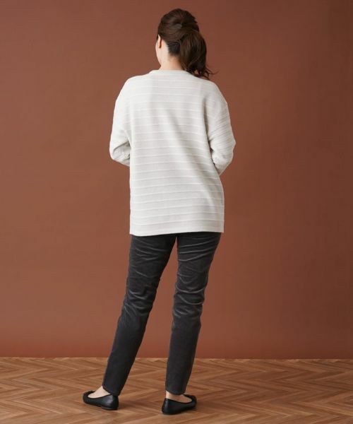 Leilian / レリアン ニット・セーター | ボーダークルーネックニット【ミッキーマウス】 | 詳細18