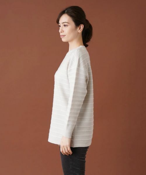 Leilian / レリアン ニット・セーター | ボーダークルーネックニット【ミッキーマウス】 | 詳細20