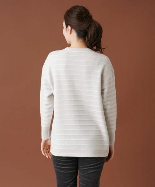 Leilian / レリアン ニット・セーター | ボーダークルーネックニット【ミッキーマウス】 | 詳細21