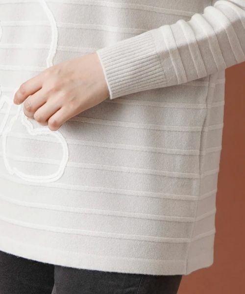 Leilian / レリアン ニット・セーター | ボーダークルーネックニット【ミッキーマウス】 | 詳細25