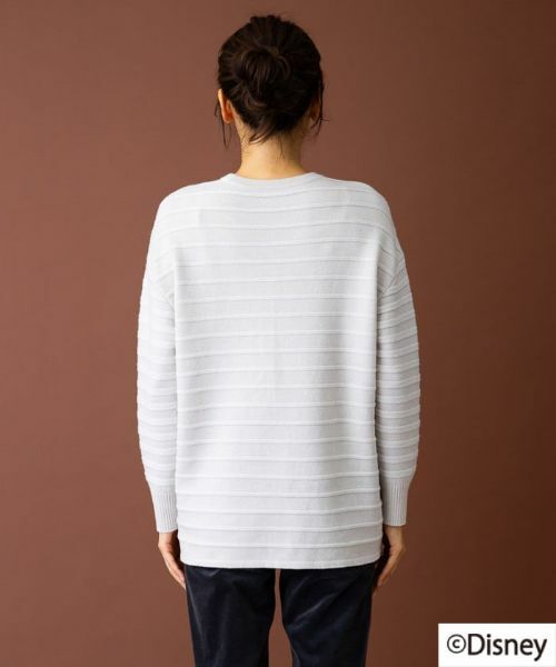 Leilian / レリアン ニット・セーター | ボーダークルーネックニット【ミッキーマウス】 | 詳細6