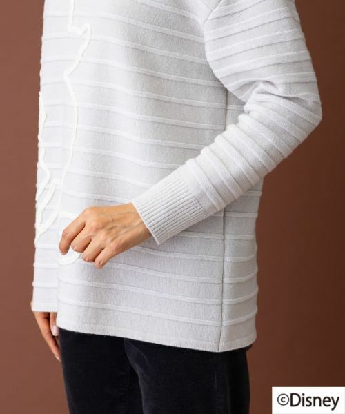 Leilian / レリアン ニット・セーター | ボーダークルーネックニット【ミッキーマウス】 | 詳細8