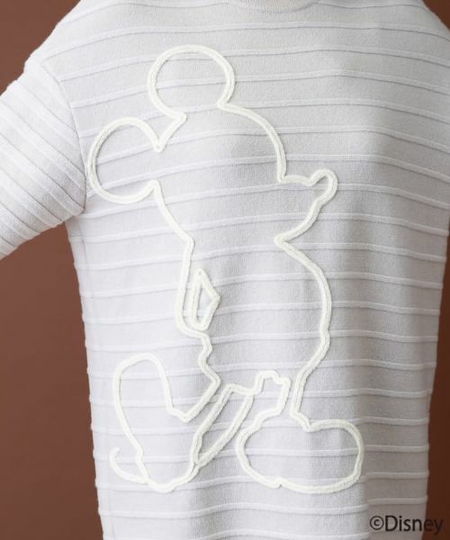 Leilian / レリアン ニット・セーター | ボーダークルーネックニット【ミッキーマウス】 | 詳細9