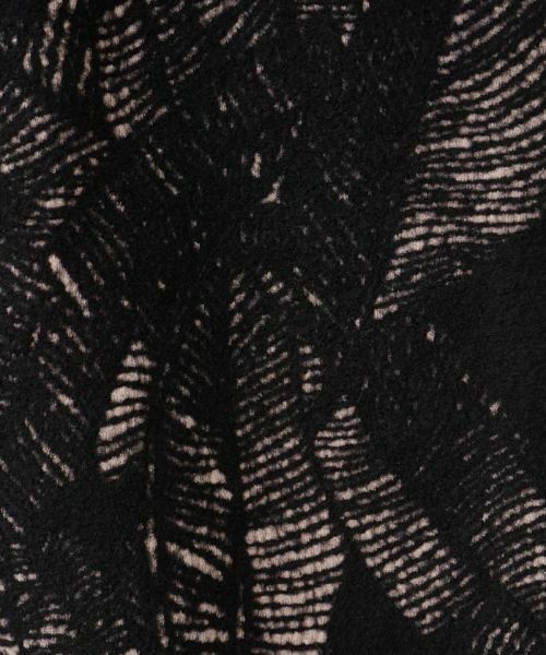 Leilian / レリアン テーラードジャケット | ボタニカル柄ボトルネックジャケット | 詳細13