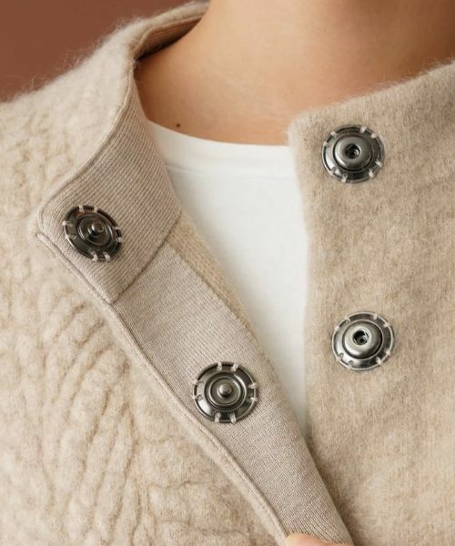 Leilian / レリアン テーラードジャケット | ボトルネックロングニットベスト | 詳細8
