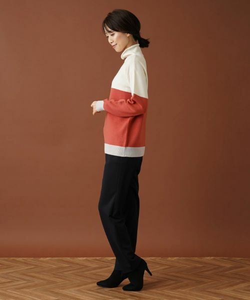 Leilian / レリアン ニット・セーター | カラーブロックハイネックニット | 詳細2