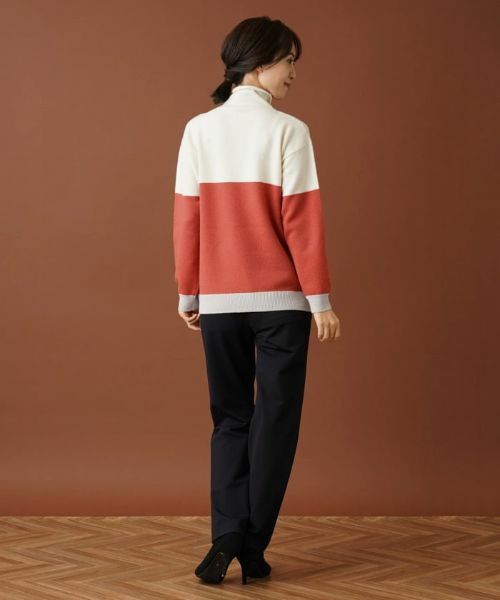 Leilian / レリアン ニット・セーター | カラーブロックハイネックニット | 詳細3