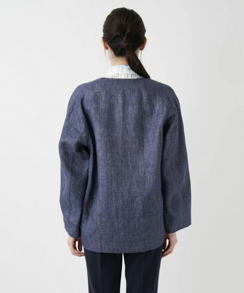 Leilian / レリアン テーラードジャケット | ノーカラージャケット | 詳細6
