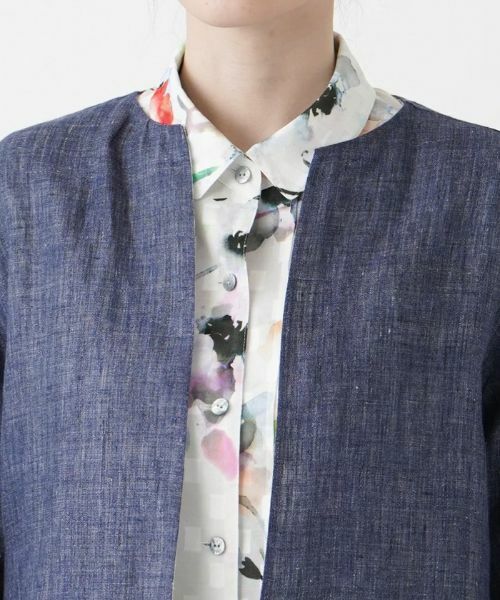 Leilian / レリアン テーラードジャケット | ノーカラージャケット | 詳細7