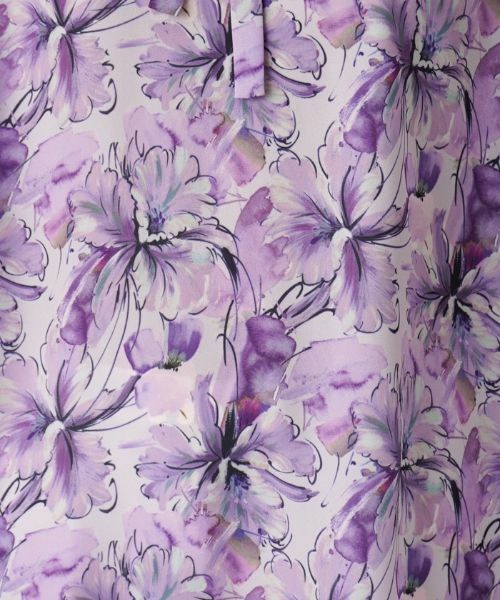 Leilian / レリアン シャツ・ブラウス | フラワープリントリボンブラウス | 詳細11