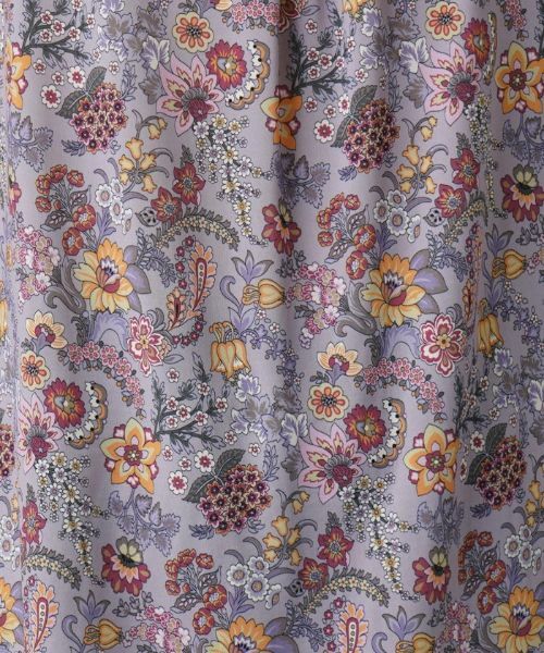 Leilian / レリアン カットソー | ボタニカル柄ボウタイ風カットソー【BINDA】 | 詳細14