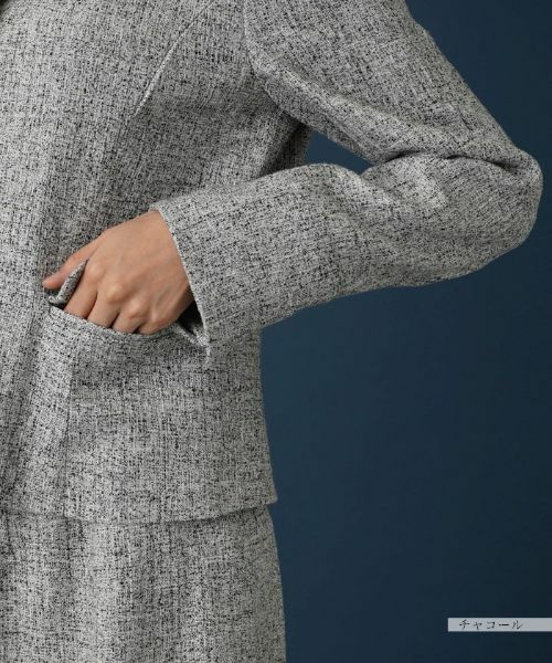 Leilian / レリアン セットアップ | 【セレモニー】ストレッチツイードスーツ | 詳細13