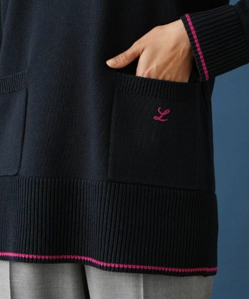 Leilian / レリアン ニット・セーター | スキッパーニットポロシャツ | 詳細10