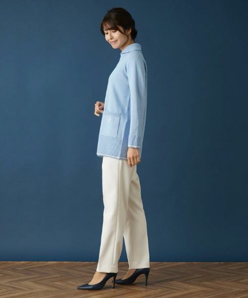 Leilian / レリアン ニット・セーター | スキッパーニットポロシャツ | 詳細14