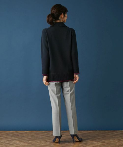 Leilian / レリアン ニット・セーター | スキッパーニットポロシャツ | 詳細3