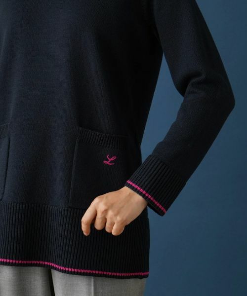 Leilian / レリアン ニット・セーター | スキッパーニットポロシャツ | 詳細9