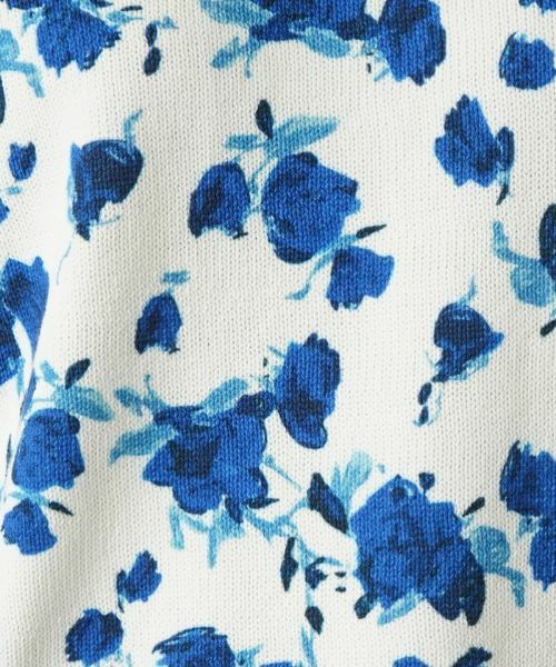 Leilian / レリアン ニット・セーター | ローズ柄クルーネックニット | 詳細12