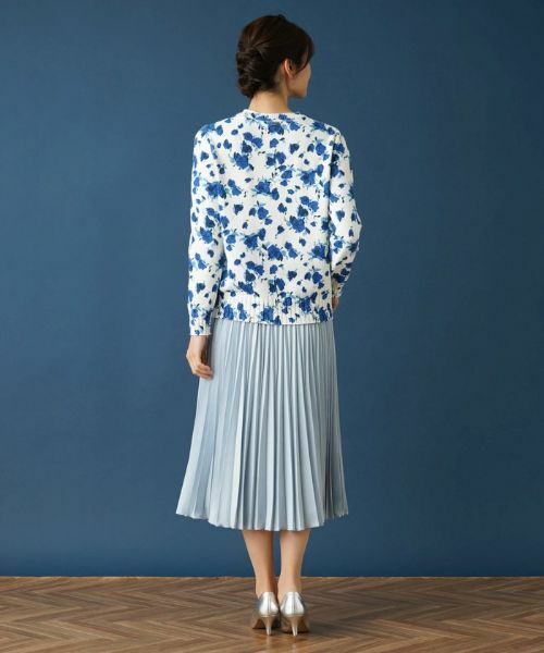 Leilian / レリアン ニット・セーター | ローズ柄クルーネックニット | 詳細3