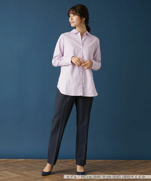 Leilian / レリアン シャツ・ブラウス | ストライプシャツ | 詳細1