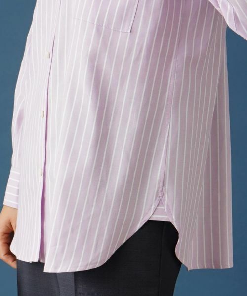 Leilian / レリアン シャツ・ブラウス | ストライプシャツ | 詳細10