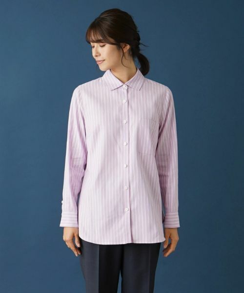 Leilian / レリアン シャツ・ブラウス | ストライプシャツ | 詳細4