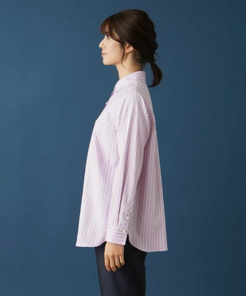 Leilian / レリアン シャツ・ブラウス | ストライプシャツ | 詳細5