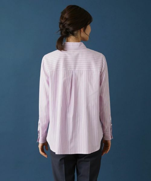 Leilian / レリアン シャツ・ブラウス | ストライプシャツ | 詳細6