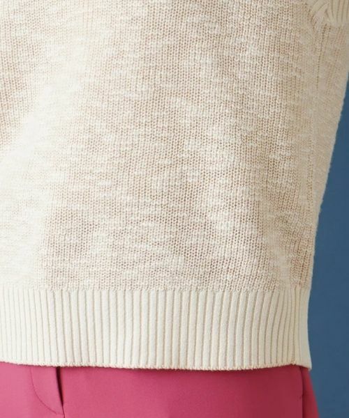 Leilian / レリアン テーラードジャケット | スラブニットベスト | 詳細10