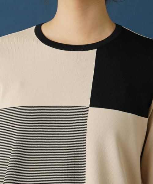 Leilian / レリアン ニット・セーター | カラーブロッククルーネックニット | 詳細7