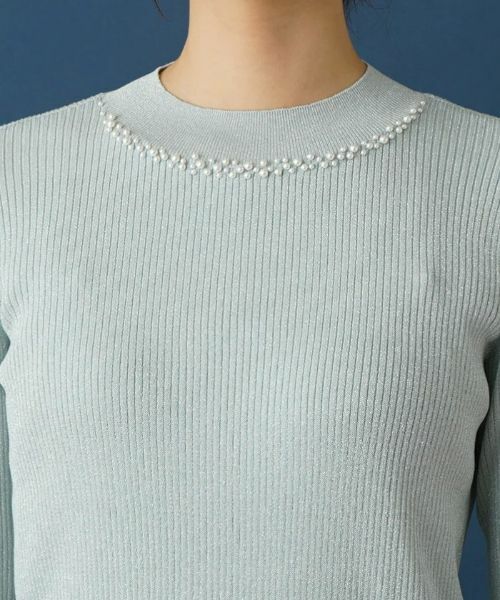 Leilian / レリアン ニット・セーター | ハイネックラメニット | 詳細7