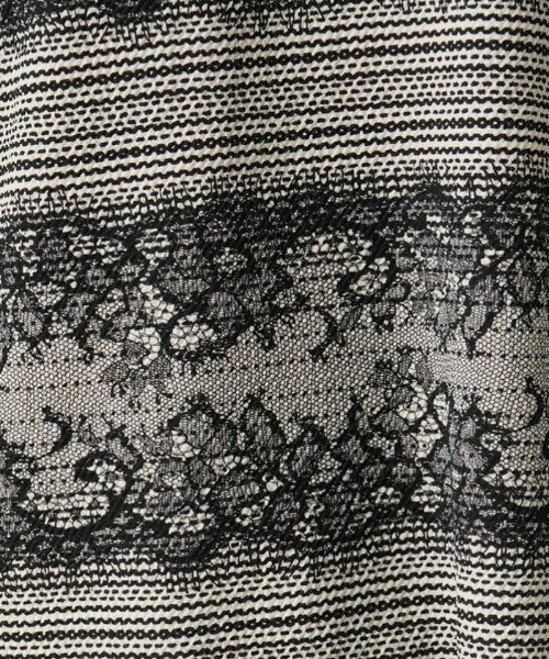 Leilian / レリアン シャツ・ブラウス | レースボーダーチュニックブラウス | 詳細11