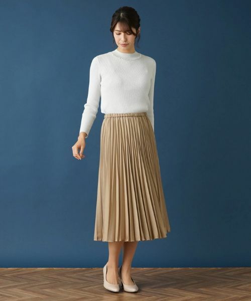 Leilian / レリアン ロング・マキシ丈スカート | アコーディオンプリーツスカート | 詳細11