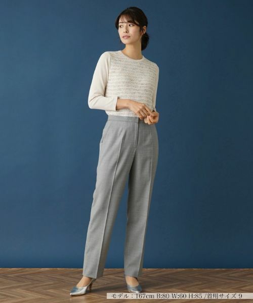 Leilian / レリアン その他パンツ | センタープレスパンツ | 詳細1