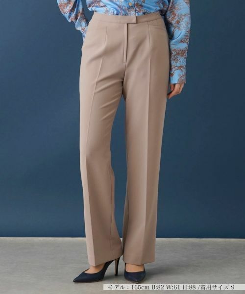 Leilian / レリアン その他パンツ | センタープレスパンツ(モカ)