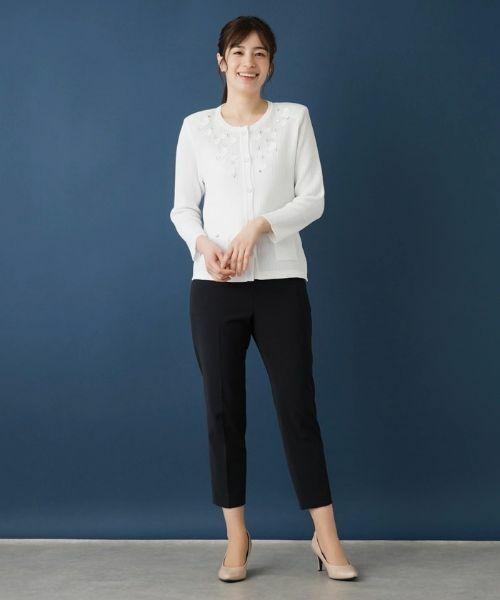 Leilian / レリアン その他パンツ | ラメゴムクロップドパンツ | 詳細4