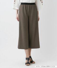 Leilian / レリアン その他パンツ | ストレッチクロップドワイドパンツ