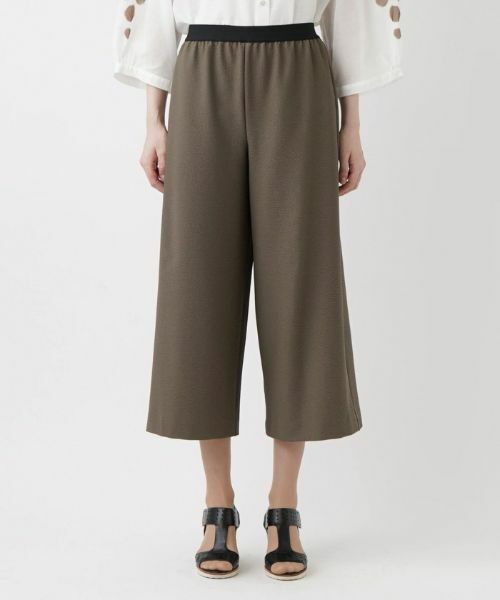 Leilian / レリアン その他パンツ | ストレッチクロップドワイドパンツ | 詳細4