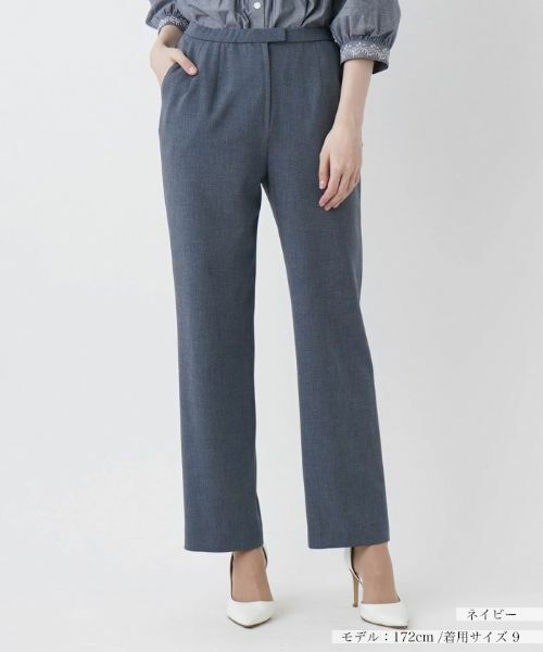 Leilian/レリアン ストレートパンツ ネイビー系 11(L)