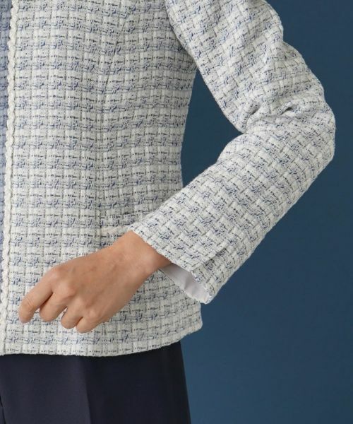 Leilian / レリアン テーラードジャケット | 【セレモニー】ラメツイードジャケット | 詳細9
