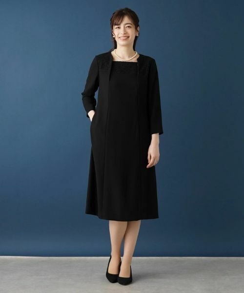 Leilian / レリアン ドレス | ワンピースアンサンブル【ブラックフォーマル】 | 詳細12