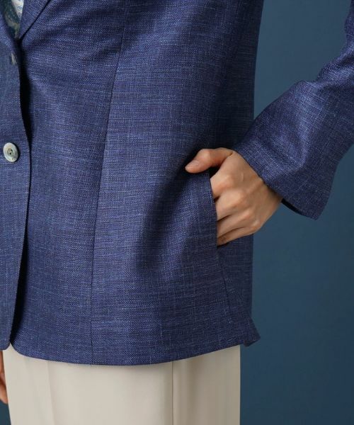 Leilian / レリアン テーラードジャケット | シルク混ブレザー | 詳細11