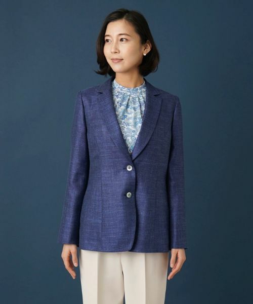 Leilian / レリアン テーラードジャケット | シルク混ブレザー | 詳細4