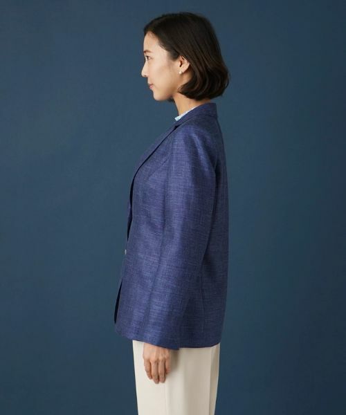 Leilian / レリアン テーラードジャケット | シルク混ブレザー | 詳細5