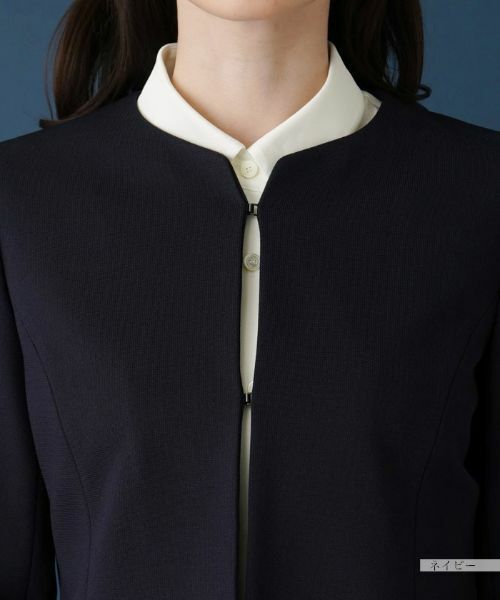 Leilian / レリアン テーラードジャケット | 【セットアップ対応商品】ノーカラージャケット | 詳細10
