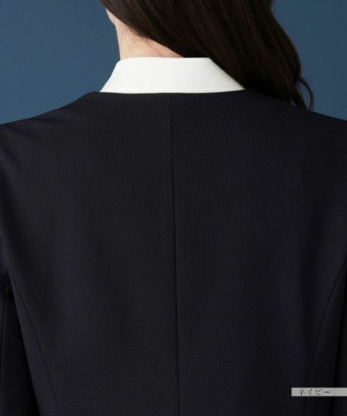 Leilian / レリアン テーラードジャケット | 【セットアップ対応商品】ノーカラージャケット | 詳細12