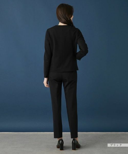 Leilian / レリアン テーラードジャケット | 【セットアップ対応商品】ノーカラージャケット | 詳細3